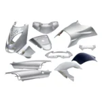 Plaatset Aprilia SR bj. 1997 tot 2004 11 delig zilver metallic