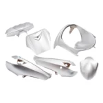 Plaatset Peugeot vivacity tot bj. 2008 6 delig zilver metallic