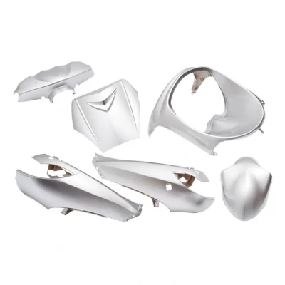 Plaatset Peugeot vivacity tot bj. 2008 6 delig zilver metallic