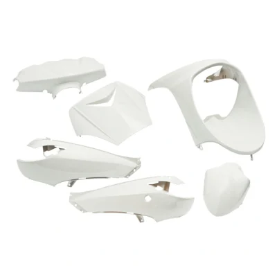 Plaatset Peugeot vivacity tot bj. 2008 6 delig wit glans