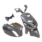 Plaatset Piaggio zip SP model vanaf bj. 2000 5 delig antraciet