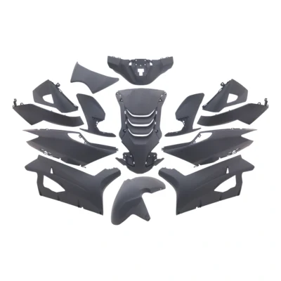 Plaatset Peugeot Speedfight 4 - 14 delig - mat zwart