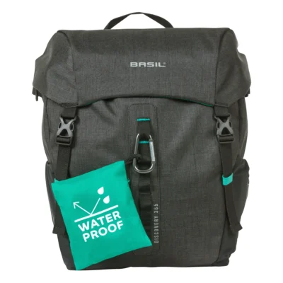 Enkele fietstas Basil Discovery 365D 9 liter 30 x 14 x 31 cm - black melee
