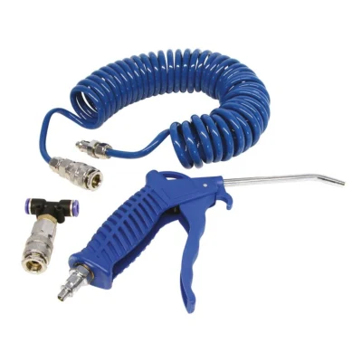 Blaaspistool met spiraalslang Carpoint - 5 meter