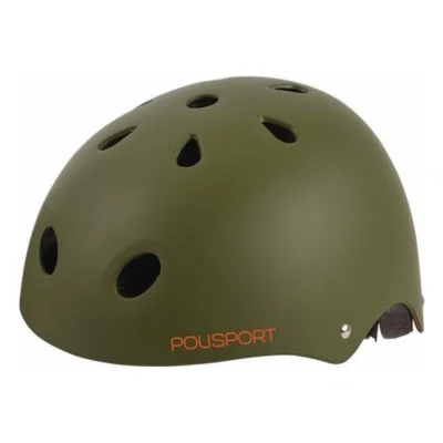 Fietshelm Polisport Urban Radical Tag S 53-55 cm - mat groen/oranje