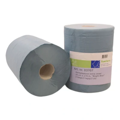 Poetspapier werkplaatsrol 26cm x 190m - Extra zwaar - 2 Stuks