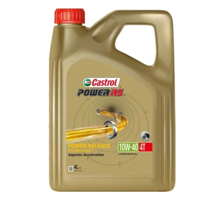 Olie Castrol Power RS 4T 10W-40 - fles à 4 liter