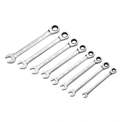 Icetoolz Steek-/Ring-/Ratelsleutelset 8-15mm - Zwart