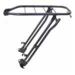 Achterdrager Steco 28" Tour met klapstandaard - zwart glans