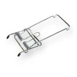 Clip-on bagagedrager Steco met veer - zilver