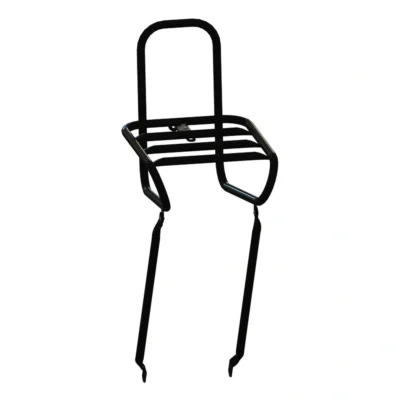 Voordrager 26"/28" Steco Smooth 25 cm - glanzend zwart