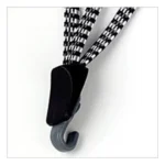 Triobinder Bibia met RVS haak - zwart/wit/grijs