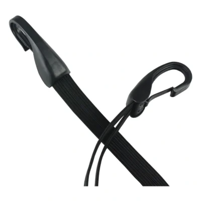 Snelbinder Quattro Widek Hanke met 4 binders en grote veiligheidshaak - 57 cm - zwart