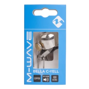 Fietsbel M-Wave Bella C-Yell - ø30mm - Zilver