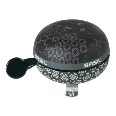 Fietsbel Ding-Dong Basil Bohème ø80mm - black