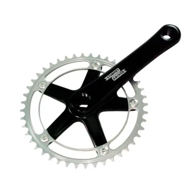 Crankstel Sturmey Archer FCT64 - 44T - 170mm - 1/8" - Zwart / zilver