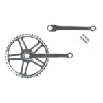 Crankstel Vinty met spie - 44T - 170mm - 1/8" - Chroom