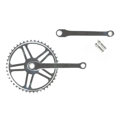 Crankstel Vinty met spie - 44T - 170mm - 1/8" - Chroom