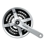 Crankstel Shimano Tourney FC-TY501 - 6/7/8 Speed - 48-38-28T - 170mm - Zilver