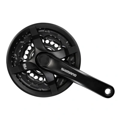 Crankstel Shimano Tourney FC-TY501 - 6/7/8 Speed - 48-38-28T - 170mm - Zwart