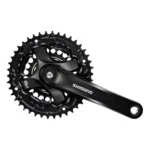 Crankstel Shimano Tourney FC-TY501 6/7/8 Speed - 42-34-24T - 175mm - Zwart