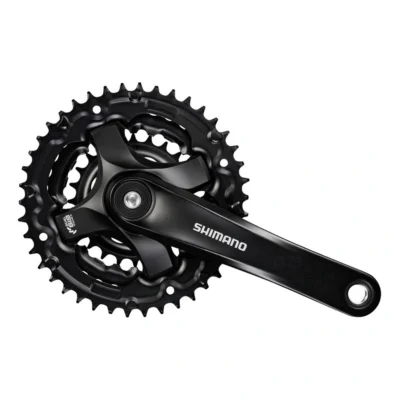 Crankstel Shimano Tourney FC-TY501 6/7/8 Speed - 42-34-24T - 175mm - Zwart