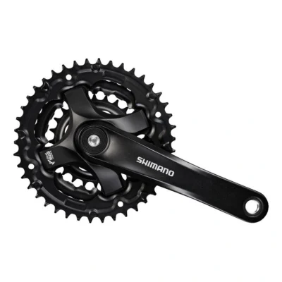 Crankstel Shimano Tourney FC-TY501 - 6/7/8 Speed - 48-38-28T - 170mm - Zwart