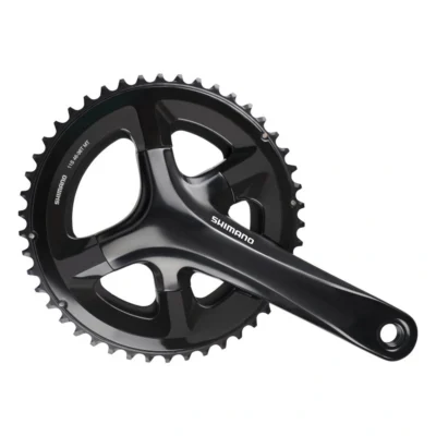 Crankstel Shimano Road FC-RS510 - 2x11 Speed - 50-34T - 175mm - met holle as - Zwart