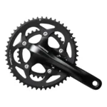 Crankstel Shimano Road FC-RS400 - 2x10 Speed - 50-34 - 175mm - met holle as - Zwart