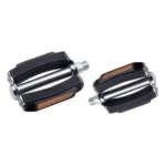 Pedaalset Marwi 677H met reflectoren - zilver/zwart (werkplaatsverpakking)