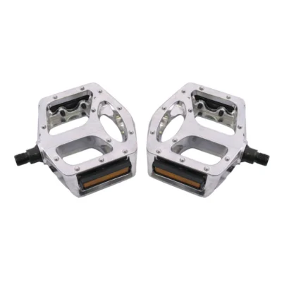 Pedaalset BMX/Freestyle aluminium - zilver