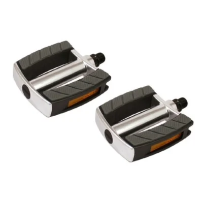 Pedaalset Marwi SP-2828 aluminium huis non-slip - zwart/zilver (op kaart)