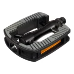 Pedaalset Marwi SP-821 met aluminium huis - anti slip - glanzend zwart met grijze inlay (werkplaatsverpakking)