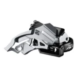 Voorderailleur Shimano Acera M3000 - 3x9 Speed - klem - Dual pull - Top swing - 40T - Zwart / zilver