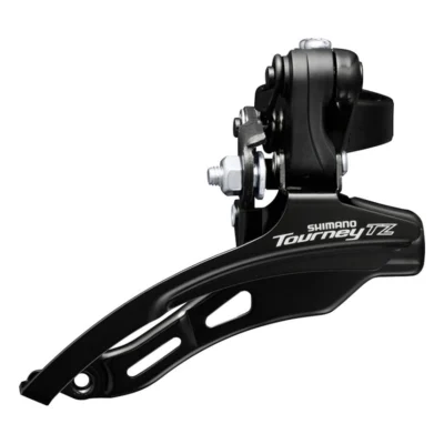 Voorderailleur Shimano Tourney-TZ FD-TZ510 - 3x6/7 Speed - hoge klem - Down/Front pull - Down swing - 48T - Zwart