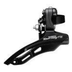 Voorderailleur Shimano Tourney TZ FD-TZ500 - 3x6/7 Speed - hoge klem - Top pull - Down swing - 42T - Zwart