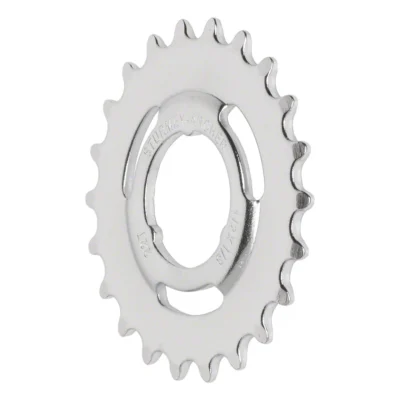 Naaftandwiel Sturmey archer 18T 3/32 Doorgezet Chroom