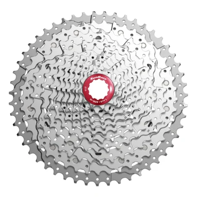 Cassette Sunrace CSMX8 - 11 Speed - 11-42T - Zilver / rood