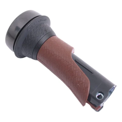 Handvat links Gazelle Basis 100 mm met draaibel - bruin