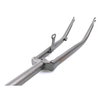 Voorvork 28" met 1" vorkbuis - trommelremnok en dynamohaak - grijs