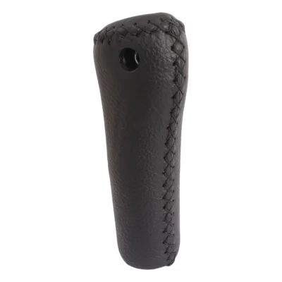 Handvat Gazelle links 132 mm - zwart Aero leder