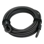 Slotkabel Axa Double Loop 1000/10 - zwart