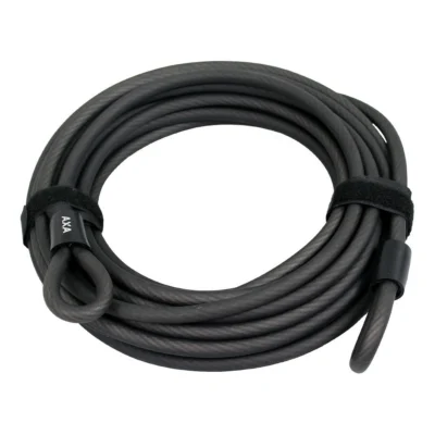 Slotkabel Axa Double Loop 1000/10 - zwart