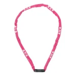 Kettingslot Axa Rigid RCC code 120/3,5 met polyester hoes - roze