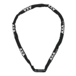 Kettingslot Axa Rigid RCC code 120/3,5 met polyester hoes - zwart