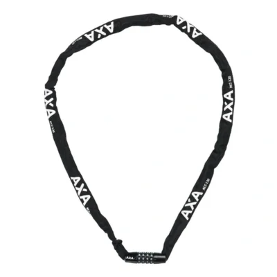 Kettingslot Axa Rigid RCC code 120/3,5 met polyester hoes - zwart