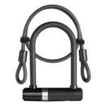 Beugelslot Axa Newton Mini met slotkabel 100/8 - zwart