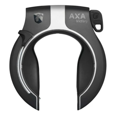 Ringslot Axa Victory Retractable met uitneembare sleutel - grijs/zwart