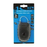 Kabelslot met oprolbare staalkabel M-Wave Lock 'n Roll - 90 cm x 2,4 mm (op M-wave kaart)