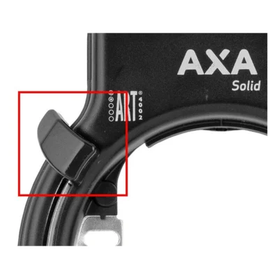 Slotknop Axa Solid - zwart